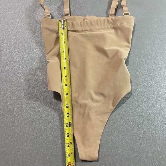 HONEYLOVE Seamless Compression Shapewear Under Bust Boned Thong Womens XS Beige - Picture 6 of 6